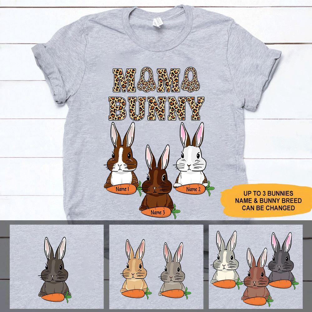 Easter Rabbit Custom T Shirt Mama Bunny Personalized Gift