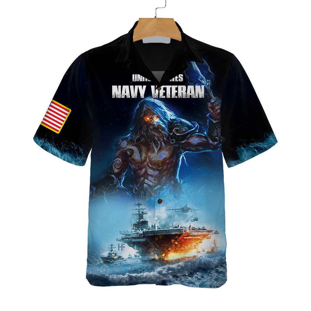 Veteran Navy Veteran Hawaiian Shirt, Proud Veteran Shirt