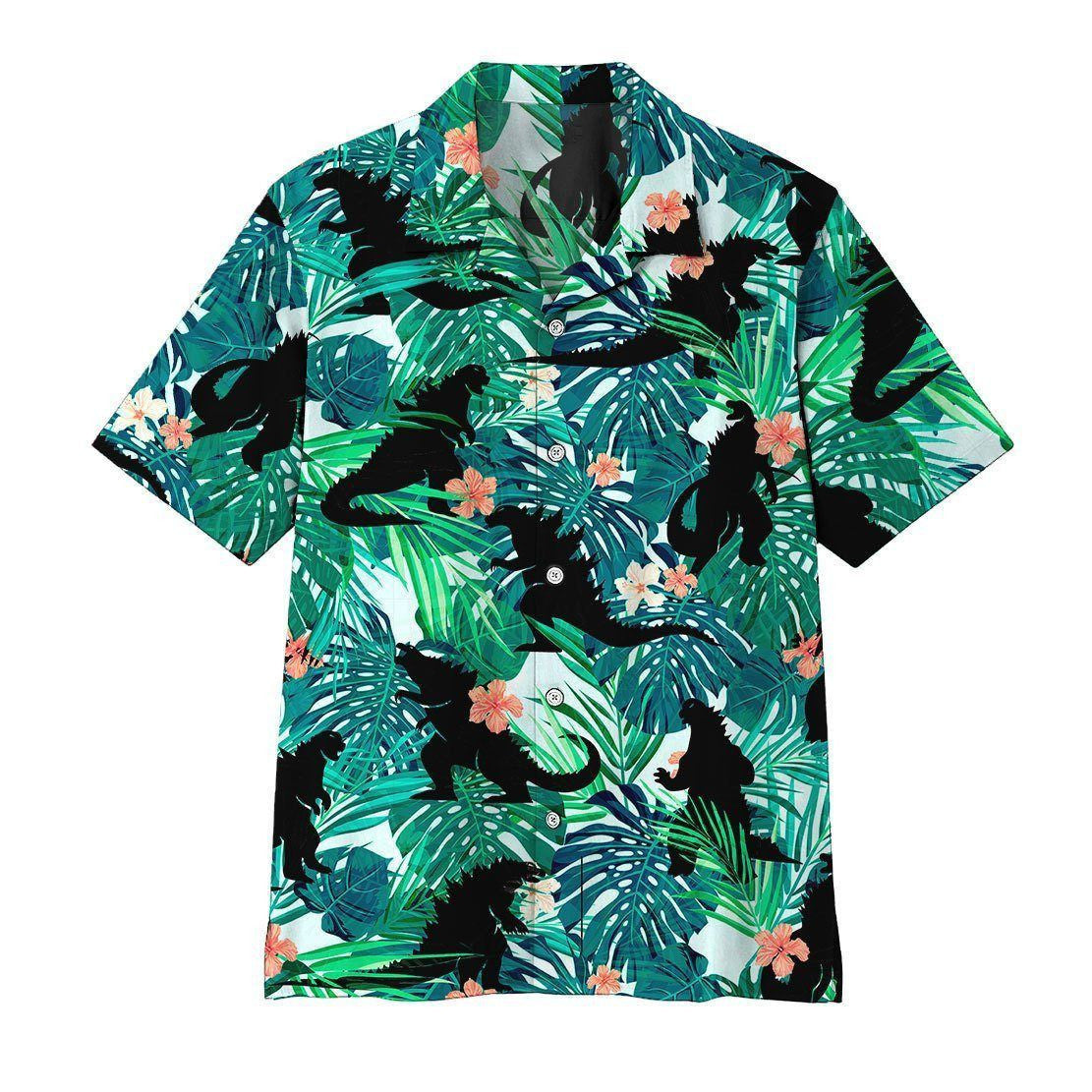 Godzillla Hawaiian Shirt Aloha Shirt For Summer