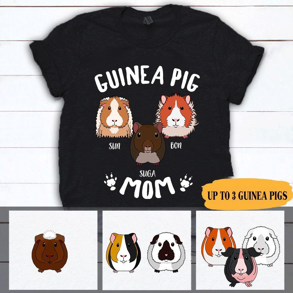 Guinea Pig Shirt Customized Guinea Pig Mom Personalized Gift