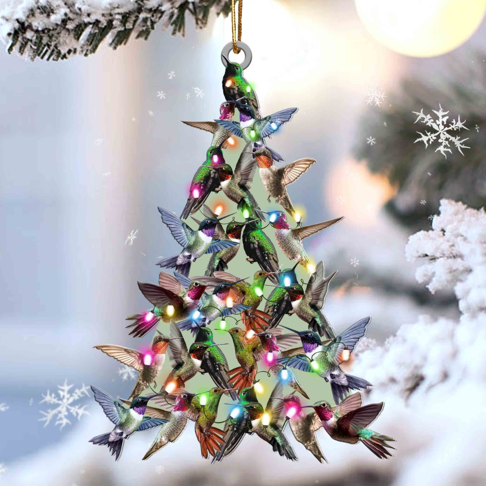 Hummingbird Lovely Tree Ornament – Gift For Bird Lover
