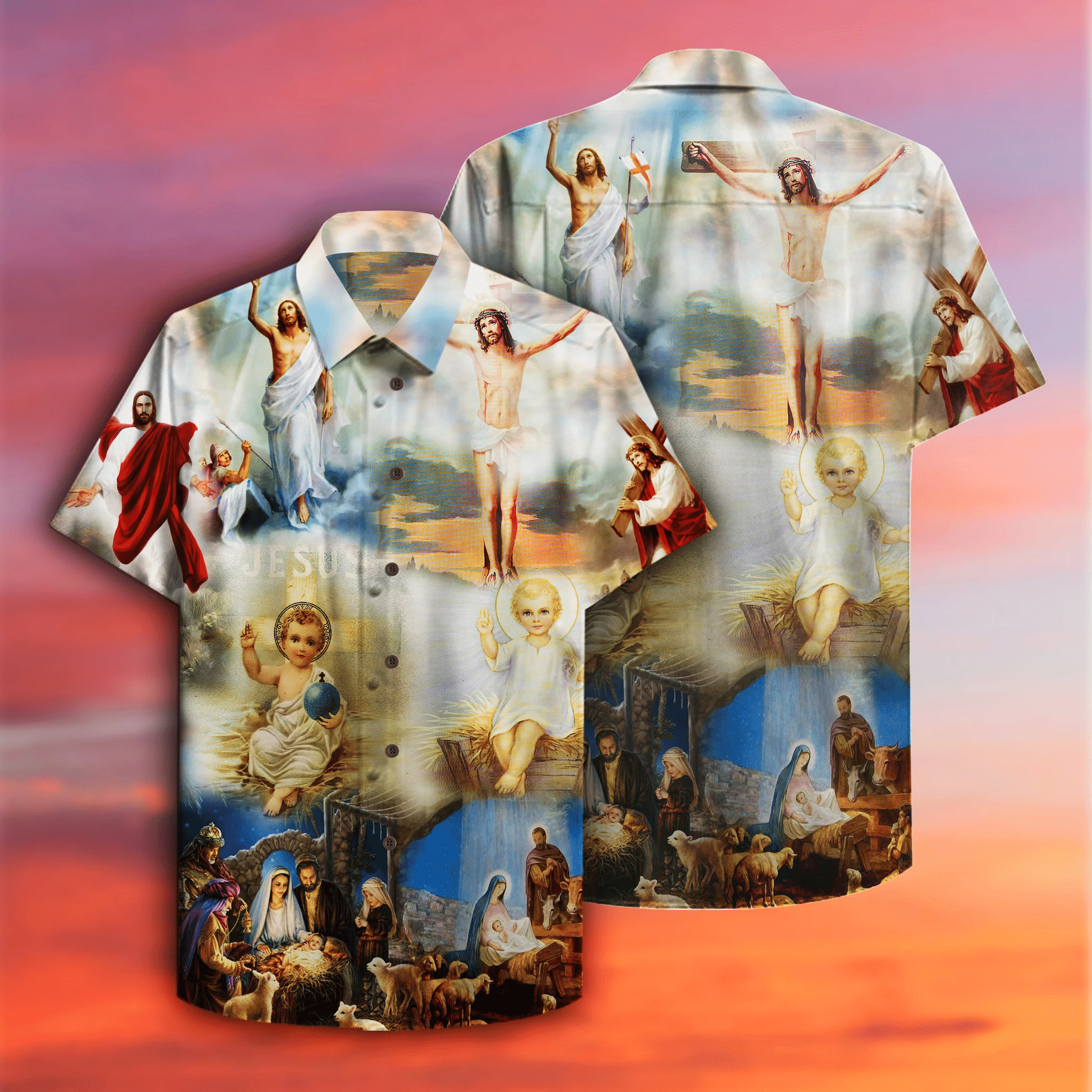 The Born Of Jesus Hawaiian Shirt
