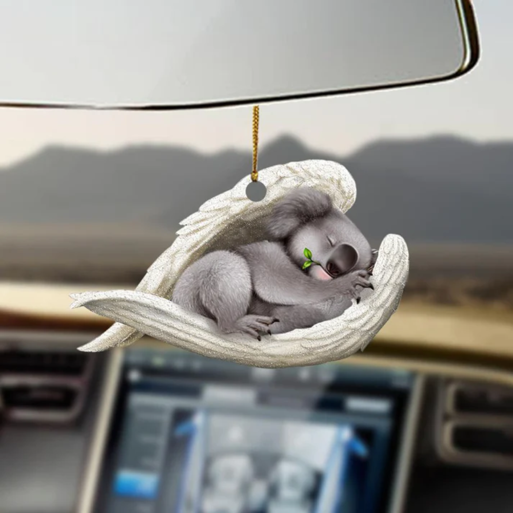 Koala Sleeping Angel Ornament – Gift For Koala Lovers